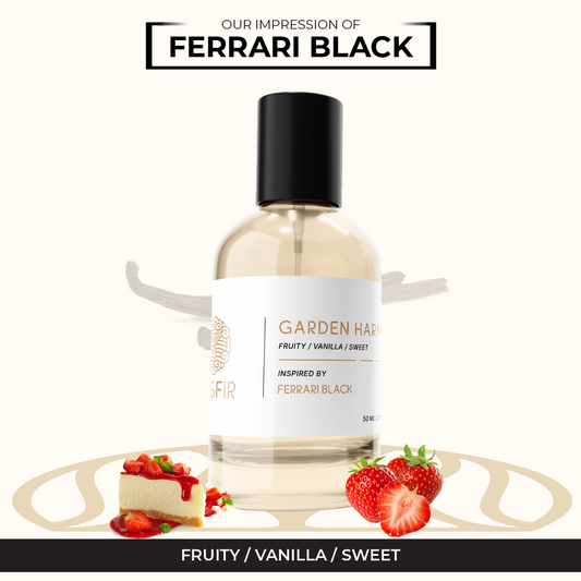 Garden Harmony - Inspired by Ferrari Black