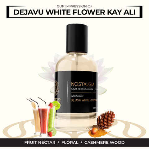 Nostalgia - Inspired by Dejavu White Flower Kay Ali